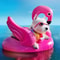 Flamingo Baby Swim Ring Inflatable Pool Float For Kids Summer Water Fun Seat 2