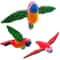 Inflatable Flying Parrot Decoration for Tropical Party Beach Pool Fun