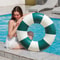 Vintage Pool Float Dark Green Inflatable Swim Ring For Adults Summer Beach Pool Party 1