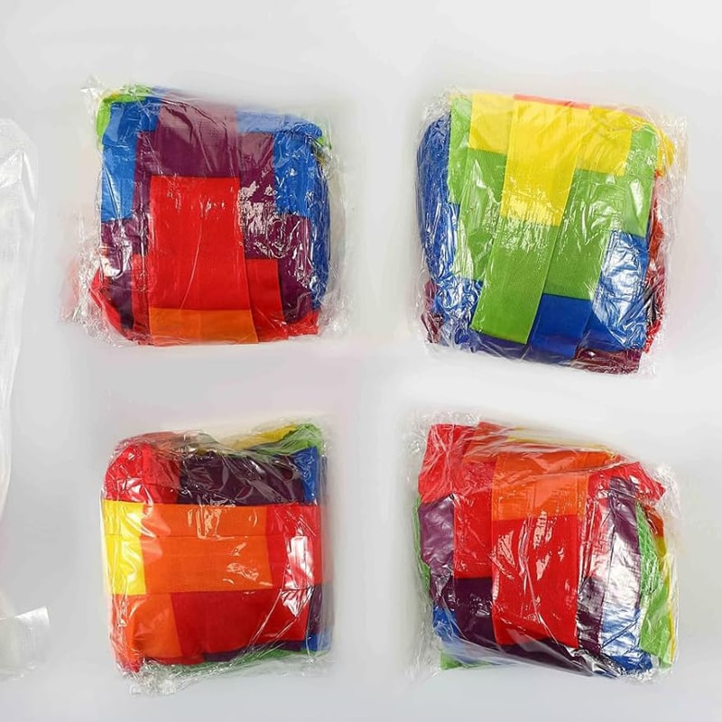 Rainbow Tail Catch Ball Set Outdoor Sensory Toss Game For Kids Party Fun 4