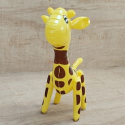 inflatable giraffe toy for kids cute inflatable animal toy soft pvc play doll