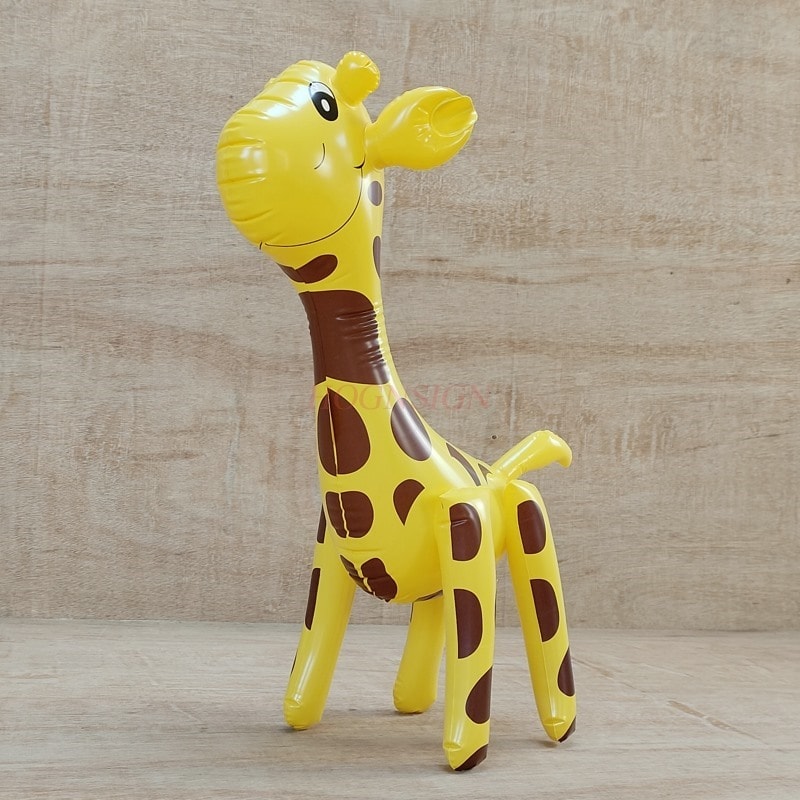 Inflatable Giraffe Toy For Kids Cute Inflatable Animal Toy Soft PVC Play Doll 1