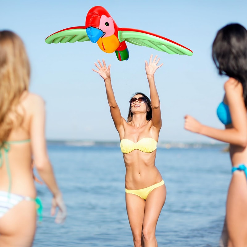 Parrot Ring Toss Game for Beach Parties and Outdoor Fun