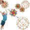 Magic Telescopic Flower Ball Toy Expanding Outdoor Throw Ball For Kids Play 0