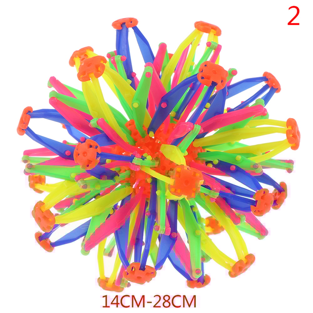 Magic Telescopic Flower Ball Toy Expanding Outdoor Throw Ball For Kids Play 4