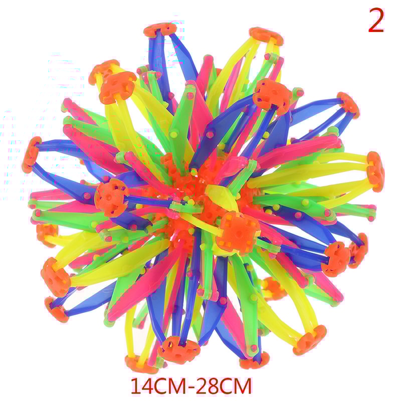 Magic Telescopic Flower Ball Toy Expanding Outdoor Throw Ball For Kids Play 4