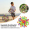 Magic Telescopic Flower Ball Toy Expanding Outdoor Throw Ball For Kids Play 5
