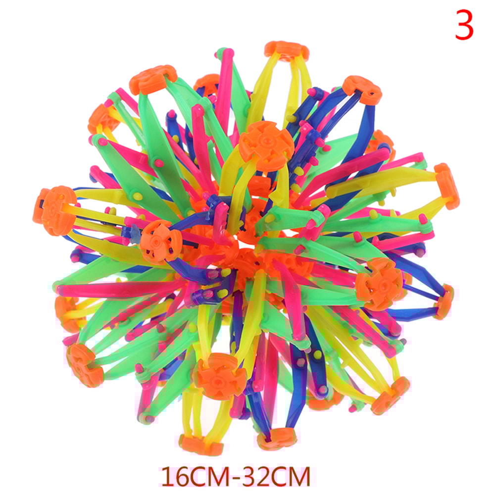 Magic Telescopic Flower Ball Toy Expanding Outdoor Throw Ball For Kids Play 7