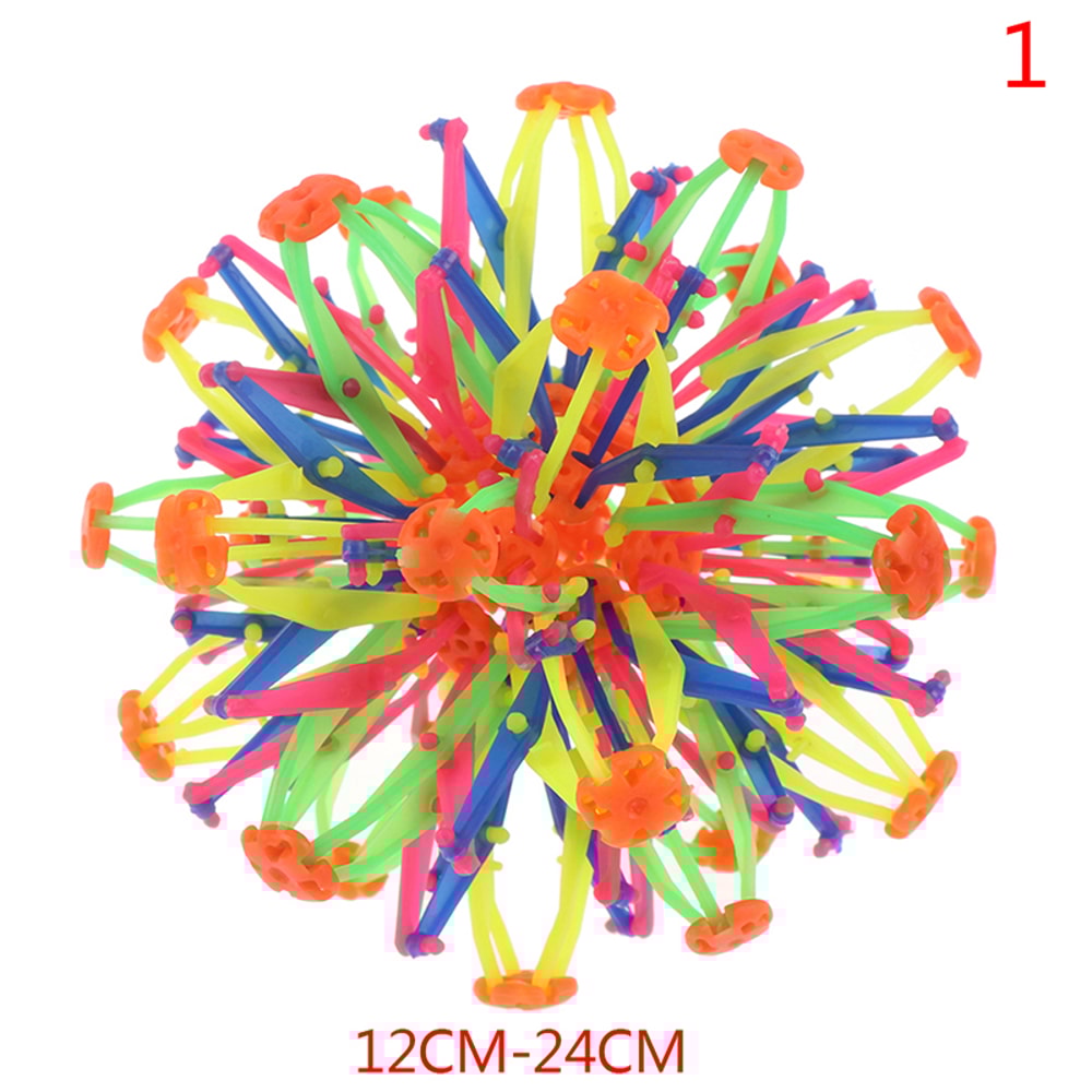 Magic Telescopic Flower Ball Toy Expanding Outdoor Throw Ball For Kids Play 6