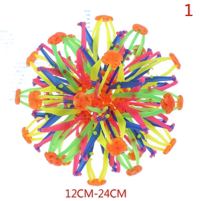 Magic Telescopic Flower Ball Toy Expanding Outdoor Throw Ball For Kids Play 6