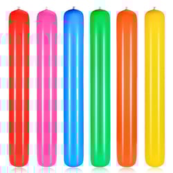 inflatable pool noodles set colorful water float sticks for beach pool party fun
