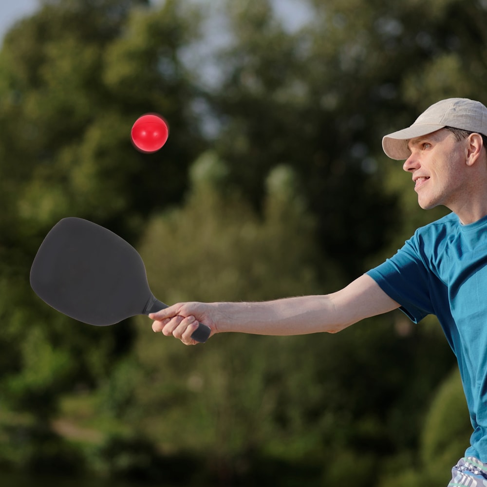 Soft PU Beach Paddle Ball Replacement Set For Outdoor Games Fitness Training 0