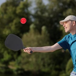 soft pu beach paddle ball replacement set for outdoor games & fitness training