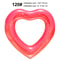 Sequin Heart Pool Float For Adults Glitter Inflatable Lounge Raft 5