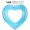 Sequin Heart Pool Float For Adults Glitter Inflatable Lounge Raft 3