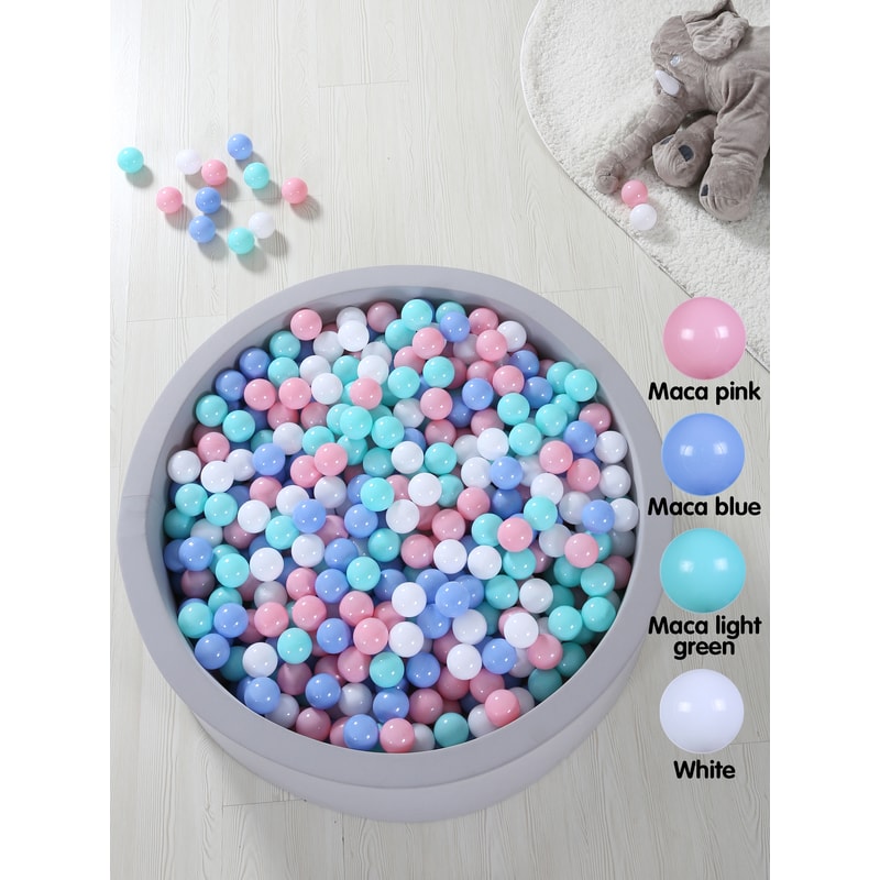 Crush Proof Ball Pit Balls Set With Storage Bag Safe Baby Play Balls For Kids Playtime 2