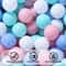 Crush Proof Ball Pit Balls Set With Storage Bag Safe Baby Play Balls For Kids Playtime 5