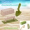 Kids Beach Toy Set Sandcastle Mold Kit With Shovel Tools For Creative Sandbox Play 1