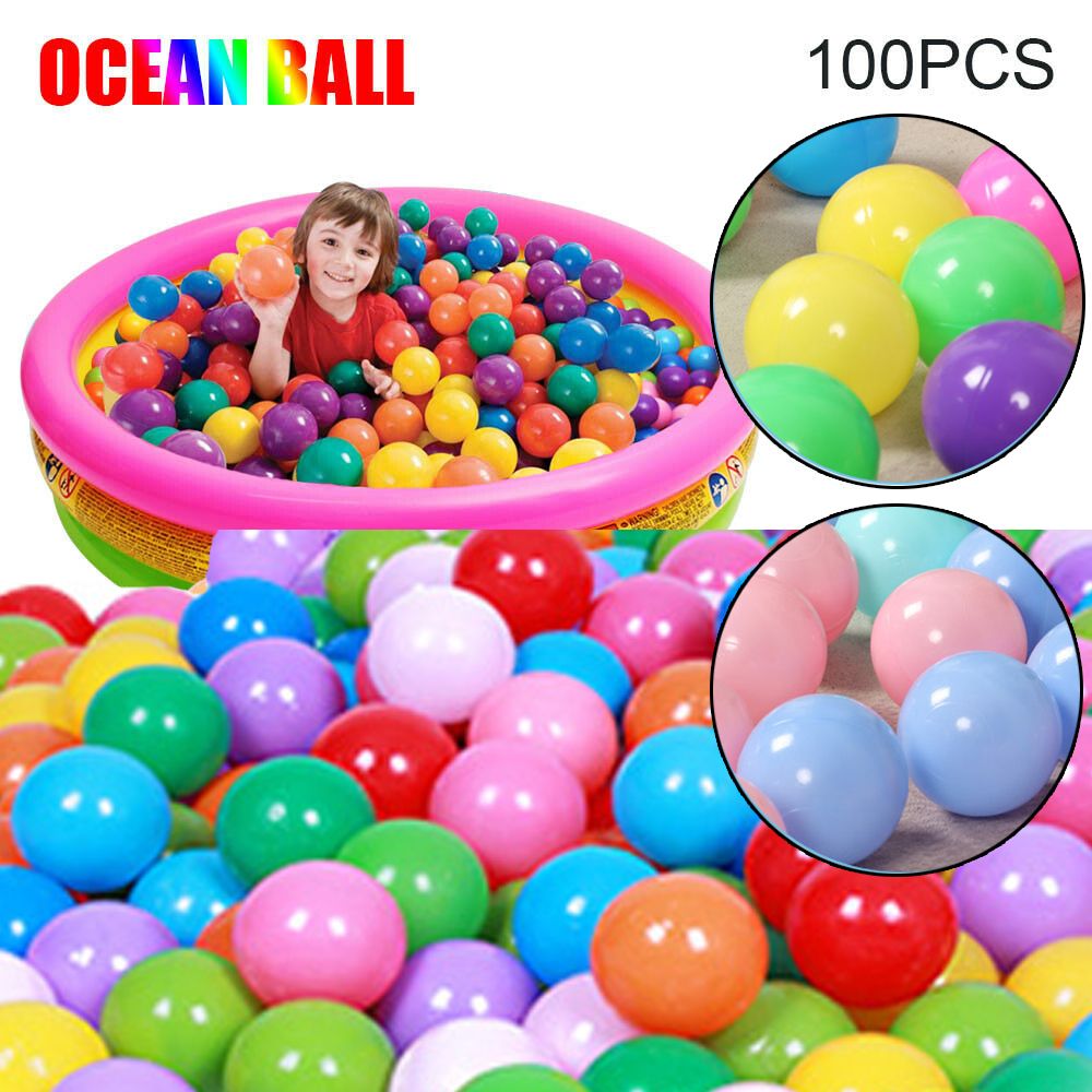 Colorful Ball Pit Balls Set Soft Kids Play Balls For Pool Tent Sensory Fun 4