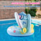 Baby Pool Float With Canopy Safe Infant Swim Ring Seat For Toddlers Summer Water Fun 1