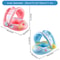 Baby Pool Float With Canopy Safe Infant Swim Ring Seat For Toddlers Summer Water Fun 5