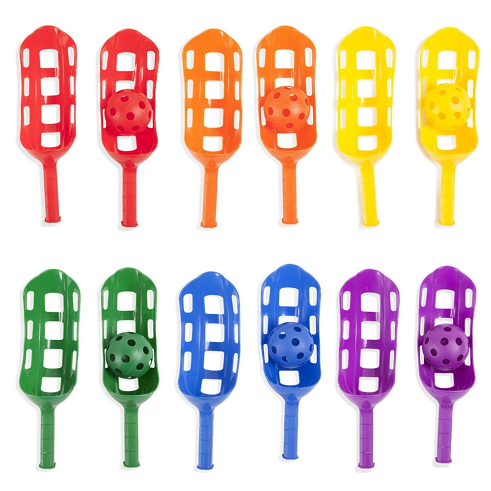 Kids Scoop Ball Catch Game Set Outdoor Beach Toss Toy For Family Fun 1