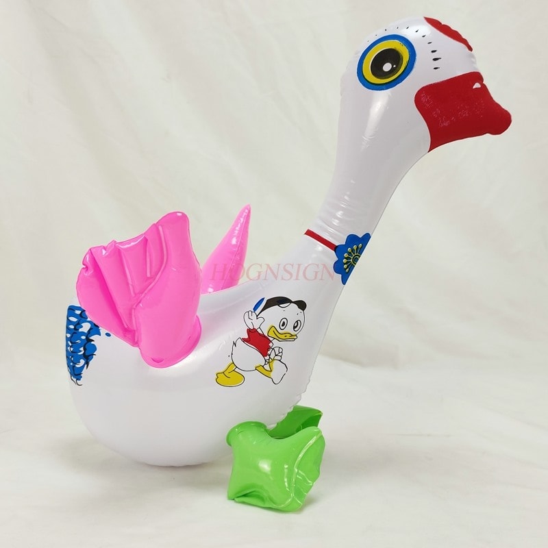 Inflatable Swan Punching Toy For Kids Outdoor Water Play Fun 0