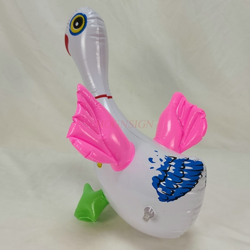 Inflatable Swan Punching Toy For Kids Outdoor Water Play Fun 1