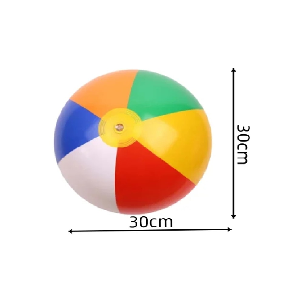Colorful Inflatable Beach Ball Set For Kids And Adults Pool Party Fun 5