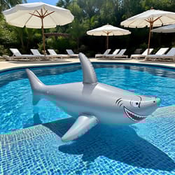 shark toy pool party decoration beach float