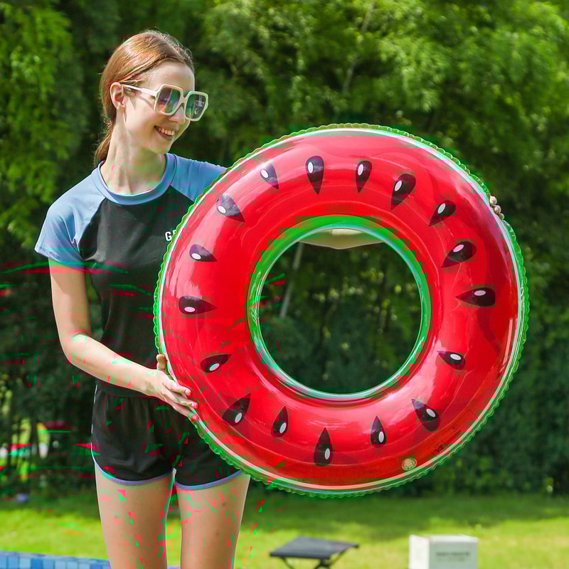 Watermelon Pool Float For Adults Inflatable Swim Ring For Beach Pool Fun 1