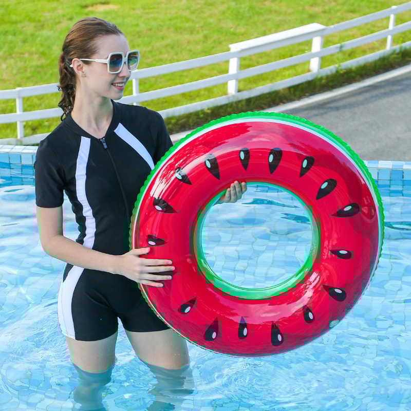 Watermelon Pool Float For Adults Inflatable Swim Ring For Beach Pool Fun 5