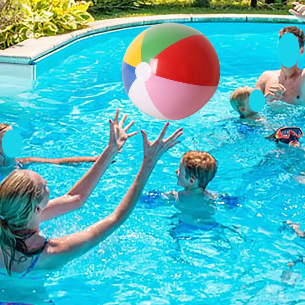 Summer Inflatable Beach Ball for Kids Pool & Party Fun