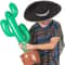 Inflatable Cactus Party Decor Tropical Pool Beach Prop For Summer Fun 1