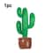 Inflatable Cactus Party Decor Tropical Pool Beach Prop For Summer Fun 2