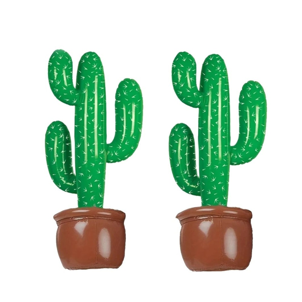 Inflatable Cactus Party Decor Tropical Pool Beach Prop For Summer Fun 6
