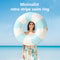 Retro Striped Inflatable Swim Ring Thick PVC Pool Float For Kids Adults 1