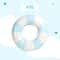 Retro Striped Inflatable Swim Ring Thick PVC Pool Float For Kids Adults 4