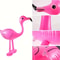 Pink Flamingo Pool Float Durable PVC Tropical Party Decoration For Beach Pool Fun 2