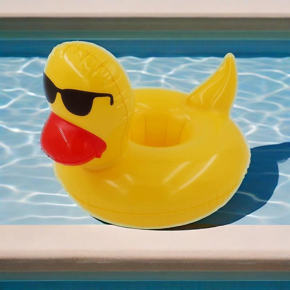 Duck Drink Holder For Pool Fun Floating Cup Holder Party Accessory 3