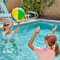 Large Inflatable Beach Ball Set Rainbow Pool Toys For Kids Adults Summer Fun Pack 1