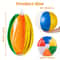 Large Inflatable Beach Ball Set Rainbow Pool Toys For Kids Adults Summer Fun Pack 4