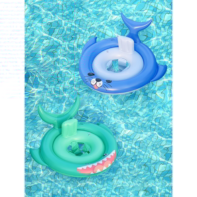 Shark Swim Float For Kids Inflatable Ocean Pool Lounger Toy 1
