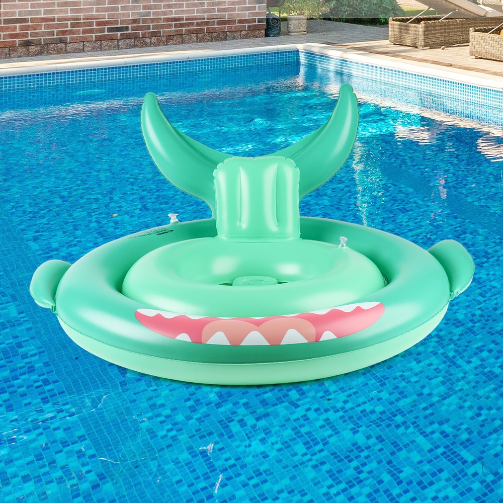 Shark Swim Float For Kids Inflatable Ocean Pool Lounger Toy 5