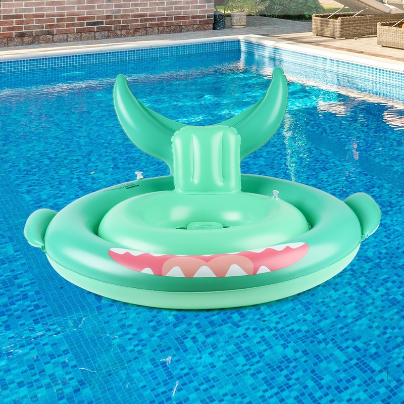 Shark Swim Float For Kids Inflatable Ocean Pool Lounger Toy 5