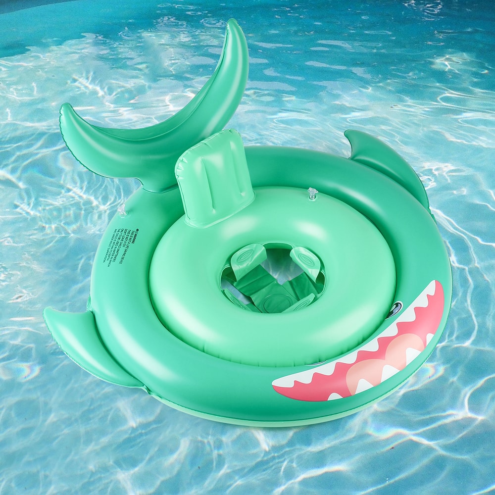 Shark Swim Float For Kids Inflatable Ocean Pool Lounger Toy 6