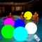 LED Glow Inflatable Ball Waterproof Floating Light Balloon For Pool Party Outdoor Decor 0
