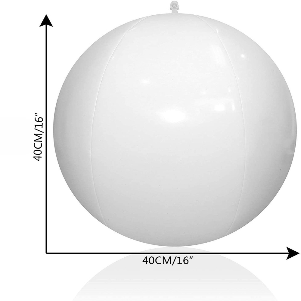 LED Glow Inflatable Ball Waterproof Floating Light Balloon For Pool Party Outdoor Decor 4