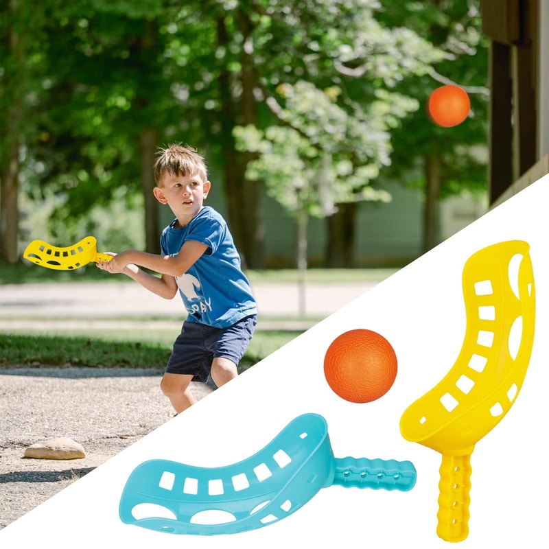 Colorful scoop ball set for Outdoor Play Fun Catch Game for Kids and Adults