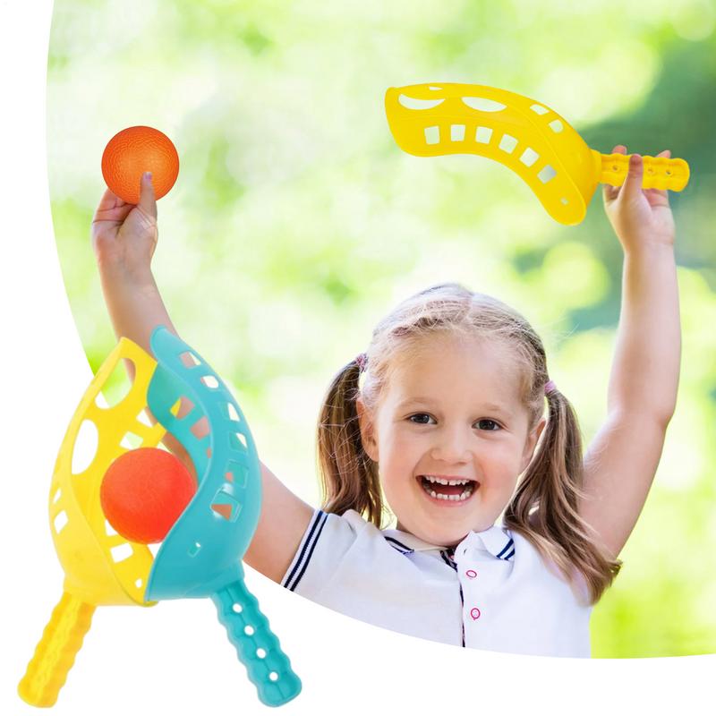 Colorful scoop ball set for Outdoor Play Fun Catch Game for Kids and Adults